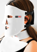 Face coverage on a woman